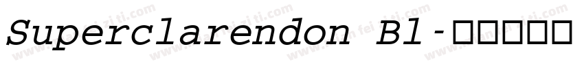 Superclarendon Bl字体转换